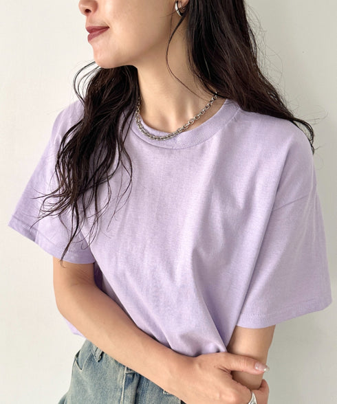 【GILDAN】ギルダン/ 色・サイズ展開豊富 半袖無地 クルーネック Tシャツ ウルトラコットン100% 6.0oz ベーシック無地カットソー ビッグサイズ 5部袖 1/2スリーブ | 2192032 | ラベンダー