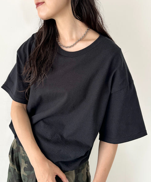 【GILDAN】ギルダン/ 色・サイズ展開豊富 半袖無地 クルーネック Tシャツ ウルトラコットン100% 6.0oz ベーシック無地カットソー ビッグサイズ 5部袖 1/2スリーブ | 2192032 | ブラック