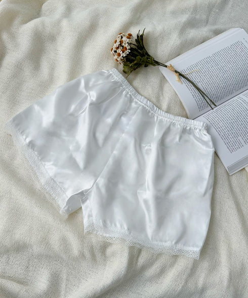 レース付き ペチコート ショートパンツ | 2192031 | ホワイト