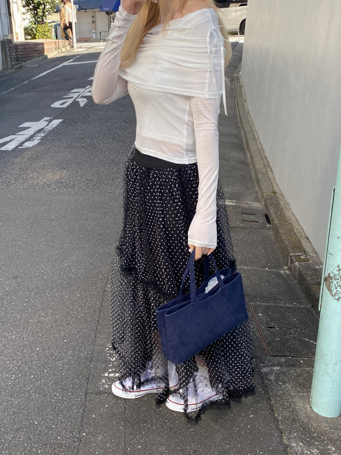 フェアリーリボンオフショルトップス | SL2251604 | ホワイト