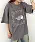 THE NORTH FACE(ザ・ノースフェイス)/ビッグロゴ プリント バンダナ 半袖 Tシャツ/M'S BANDANA S/S R/TEE | IM2251068 | グレー