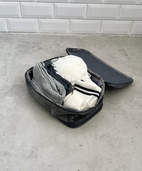 大容量トラベルポーチ 下着収納ケース | 4192006 | グレー