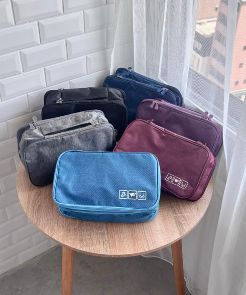 大容量トラベルポーチ 下着収納ケース | 4192006 | グレー