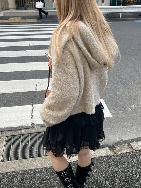 フーディーモヘアニット | SL2244643 | アイボリー