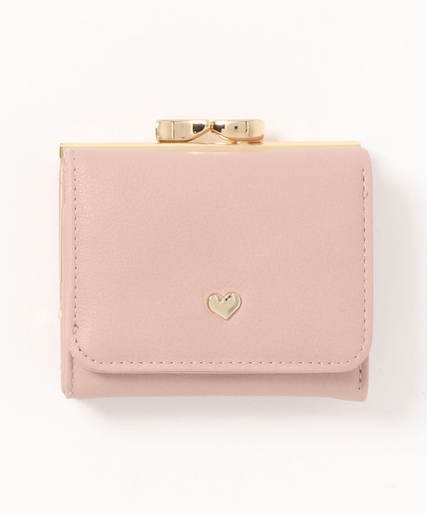 ハート ミニウォレット/ミニ財布 | 6191003 | ピンクベージュ