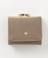 ハート ミニウォレット/ミニ財布 | 6191003 | ブラウン