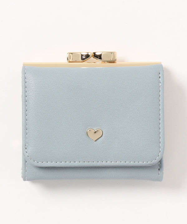 ハート ミニウォレット/ミニ財布 | 6191003 | サックスブルー