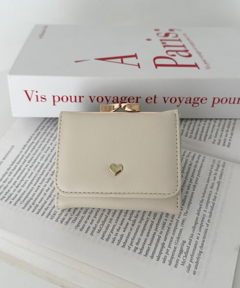 ハート ミニウォレット/ミニ財布 | 6191003 | アイボリー