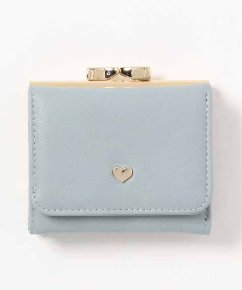 ハート ミニウォレット/ミニ財布 | 6191003 | サックスブルー