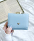 ハート ミニウォレット/ミニ財布 | 6191003 | サックスブルー
