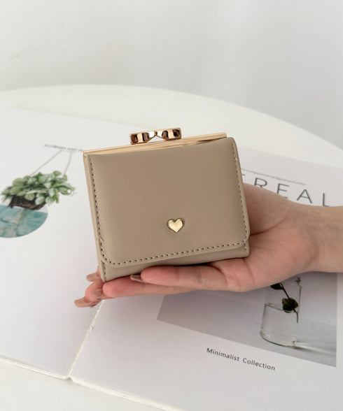 ハート ミニウォレット/ミニ財布 | 6191003 | ベージュ