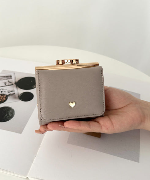 ハート ミニウォレット/ミニ財布 | 6191003 | グレイッシュベージュ