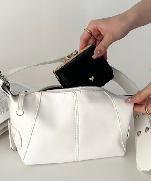 ハート ミニウォレット/ミニ財布 | 6191003 | ブラック