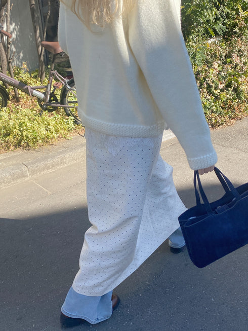 ラウンドネックニットカーディガン | SL2244641 | ホワイト