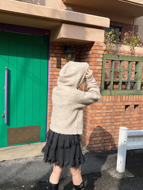 フーディーモヘアニット | SL2244643 | アイボリー