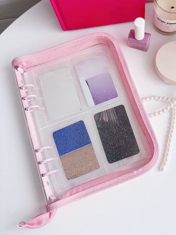 4色クリアラメカードホルダー(A5) | WO4241610 | ピンク