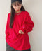 Champion Authentic LONGSLEEVE T-SHIRTS チャンピオン ベーシック ロンT ワンポイント オーバーサイズ サイズ展開多数 5.2オンス L/S 長袖Tシャツ/CC8C | 2193058 | レッド