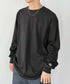 Champion Authentic LONGSLEEVE T-SHIRTS チャンピオン ベーシック ロンT ワンポイント オーバーサイズ サイズ展開多数 5.2オンス L/S 長袖Tシャツ/CC8C | 2193058 | ブラック