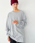 Champion Authentic LONGSLEEVE T-SHIRTS チャンピオン ベーシック ロンT ワンポイント オーバーサイズ サイズ展開多数 5.2オンス L/S 長袖Tシャツ/CC8C | 2193058 | 杢グレー