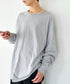 Champion Authentic LONGSLEEVE T-SHIRTS チャンピオン ベーシック ロンT ワンポイント オーバーサイズ サイズ展開多数 5.2オンス L/S 長袖Tシャツ/CC8C | 2193058 | 杢グレー