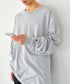Champion Authentic LONGSLEEVE T-SHIRTS チャンピオン ベーシック ロンT ワンポイント オーバーサイズ サイズ展開多数 5.2オンス L/S 長袖Tシャツ/CC8C | 2193058 | 杢グレー