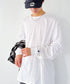 Champion Authentic LONGSLEEVE T-SHIRTS チャンピオン ベーシック ロンT ワンポイント オーバーサイズ サイズ展開多数 5.2オンス L/S 長袖Tシャツ/CC8C | 2193058 | ホワイト