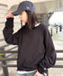 Champion Authentic LONGSLEEVE T-SHIRTS チャンピオン ベーシック ロンT ワンポイント オーバーサイズ サイズ展開多数 5.2オンス L/S 長袖Tシャツ/CC8C | 2193058 | ブラック