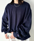 Champion Authentic LONGSLEEVE T-SHIRTS チャンピオン ベーシック ロンT ワンポイント オーバーサイズ サイズ展開多数 5.2オンス L/S 長袖Tシャツ/CC8C | 2193058 | ネイビー