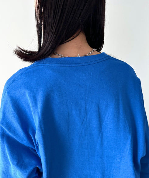 Champion Authentic LONGSLEEVE T-SHIRTS チャンピオン ベーシック ロンT ワンポイント オーバーサイズ サイズ展開多数 5.2オンス L/S 長袖Tシャツ/CC8C | 2193058 | ロイヤルブルー