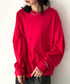 Champion Authentic LONGSLEEVE T-SHIRTS チャンピオン ベーシック ロンT ワンポイント オーバーサイズ サイズ展開多数 5.2オンス L/S 長袖Tシャツ/CC8C | 2193058 | レッド