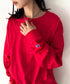 Champion Authentic LONGSLEEVE T-SHIRTS チャンピオン ベーシック ロンT ワンポイント オーバーサイズ サイズ展開多数 5.2オンス L/S 長袖Tシャツ/CC8C | 2193058 | レッド
