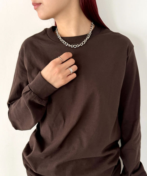 GILDAN(ギルダン) /ベーシック ロングスリーブ Tシャツ コットン ビッグシルエット オーバーサイズ サイズカラバリ豊富 長袖 ロンT 6.0オンス | 2193062 | ダークブラウン