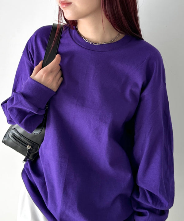 GILDAN(ギルダン) /ベーシック ロングスリーブ Tシャツ コットン ビッグシルエット オーバーサイズ サイズカラバリ豊富 長袖 ロンT 6.0オンス | 2193062 | パープル