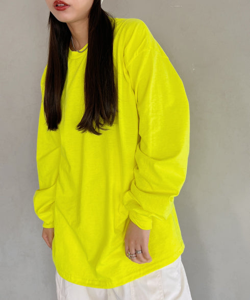 GILDAN(ギルダン) /ベーシック ロングスリーブ Tシャツ コットン ビッグシルエット オーバーサイズ サイズカラバリ豊富 長袖 ロンT 6.0オンス | 2193062 | グリーン系その他