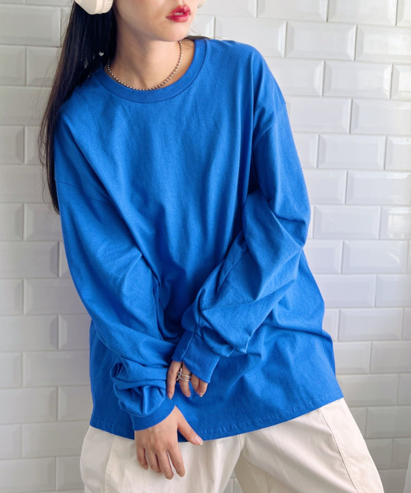 GILDAN(ギルダン) /ベーシック ロングスリーブ Tシャツ コットン ビッグシルエット オーバーサイズ サイズカラバリ豊富 長袖 ロンT 6.0オンス | 2193062 | ロイヤルブルー