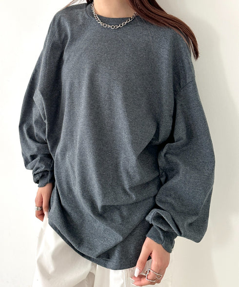 GILDAN(ギルダン) /ベーシック ロングスリーブ Tシャツ コットン ビッグシルエット オーバーサイズ サイズカラバリ豊富 長袖 ロンT 6.0オンス | 2193062 | ダークグレー