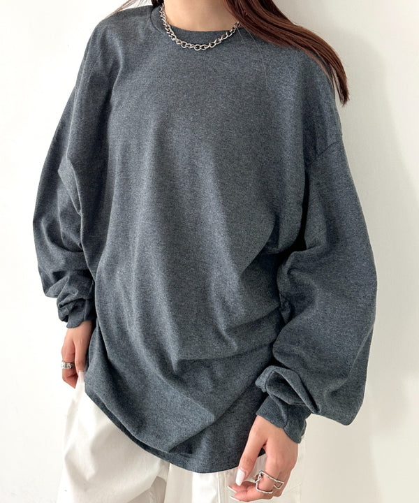 GILDAN(ギルダン) /ベーシック ロングスリーブ Tシャツ コットン ビッグシルエット オーバーサイズ サイズカラバリ豊富 長袖 ロンT 6.0オンス | 2193062 | ダークグレー