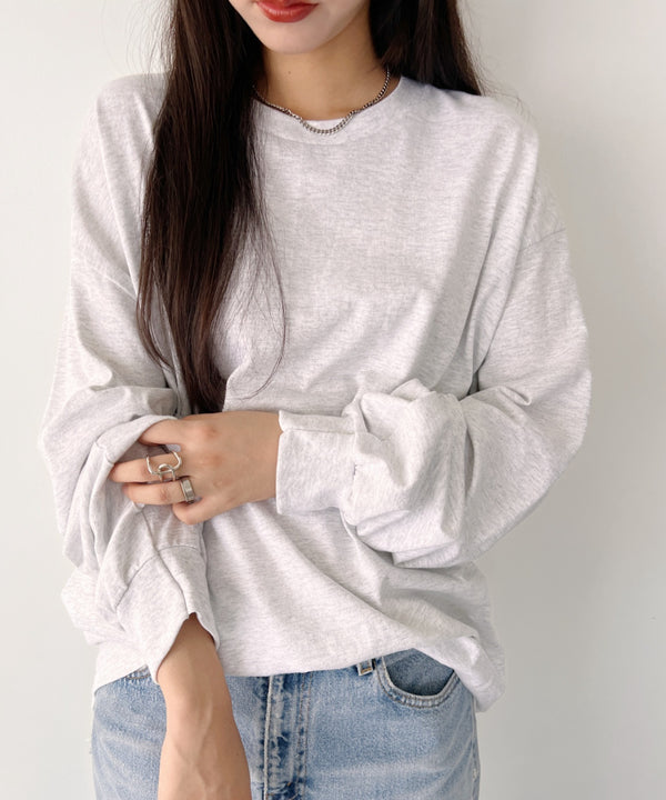 GILDAN(ギルダン) /ベーシック ロングスリーブ Tシャツ コットン ビッグシルエット オーバーサイズ サイズカラバリ豊富 長袖 ロンT 6.0オンス | 2193062 | アッシュグレー