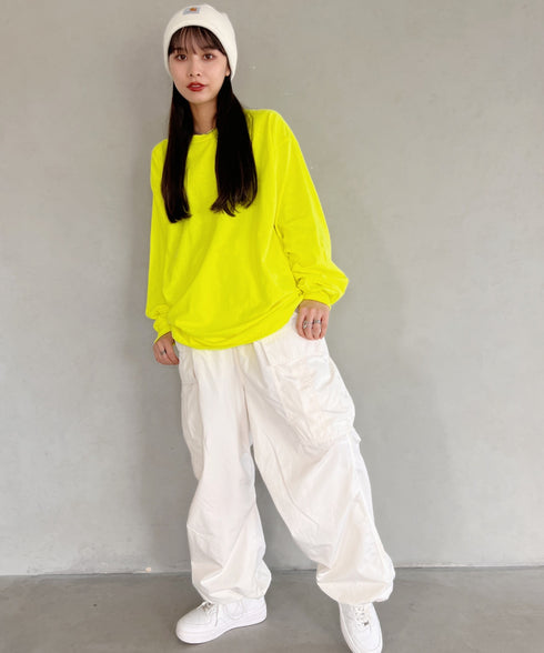 GILDAN(ギルダン) /ベーシック ロングスリーブ Tシャツ コットン ビッグシルエット オーバーサイズ サイズカラバリ豊富 長袖 ロンT 6.0オンス | 2193062 | グリーン系その他