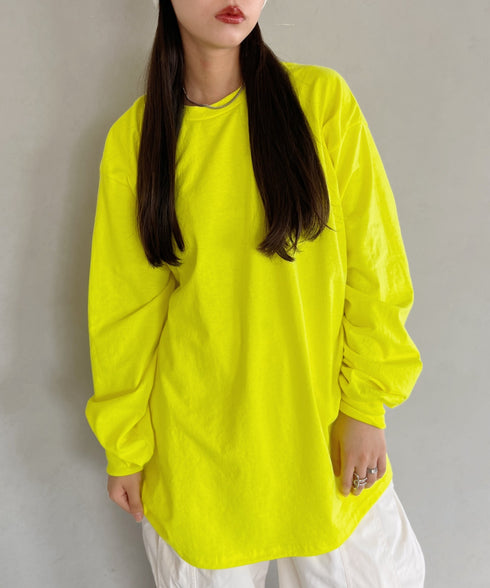 GILDAN(ギルダン) /ベーシック ロングスリーブ Tシャツ コットン ビッグシルエット オーバーサイズ サイズカラバリ豊富 長袖 ロンT 6.0オンス | 2193062 | グリーン系その他