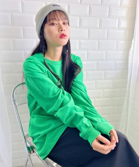 GILDAN(ギルダン) /ベーシック ロングスリーブ Tシャツ コットン ビッグシルエット オーバーサイズ サイズカラバリ豊富 長袖 ロンT 6.0オンス | 2193062 | グリーン