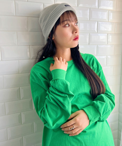 GILDAN(ギルダン) /ベーシック ロングスリーブ Tシャツ コットン ビッグシルエット オーバーサイズ サイズカラバリ豊富 長袖 ロンT 6.0オンス | 2193062 | グリーン