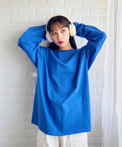 GILDAN(ギルダン) /ベーシック ロングスリーブ Tシャツ コットン ビッグシルエット オーバーサイズ サイズカラバリ豊富 長袖 ロンT 6.0オンス | 2193062 | ロイヤルブルー