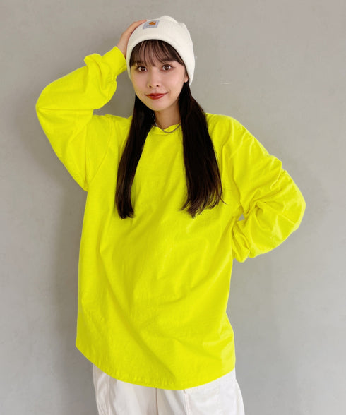 GILDAN(ギルダン) /ベーシック ロングスリーブ Tシャツ コットン ビッグシルエット オーバーサイズ サイズカラバリ豊富 長袖 ロンT 6.0オンス | 2193062 | グリーン系その他