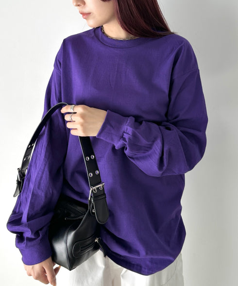 GILDAN(ギルダン) /ベーシック ロングスリーブ Tシャツ コットン ビッグシルエット オーバーサイズ サイズカラバリ豊富 長袖 ロンT 6.0オンス | 2193062 | パープル