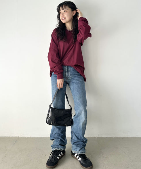 GILDAN(ギルダン) /ベーシック ロングスリーブ Tシャツ コットン ビッグシルエット オーバーサイズ サイズカラバリ豊富 長袖 ロンT 6.0オンス | 2193062 | マルーン