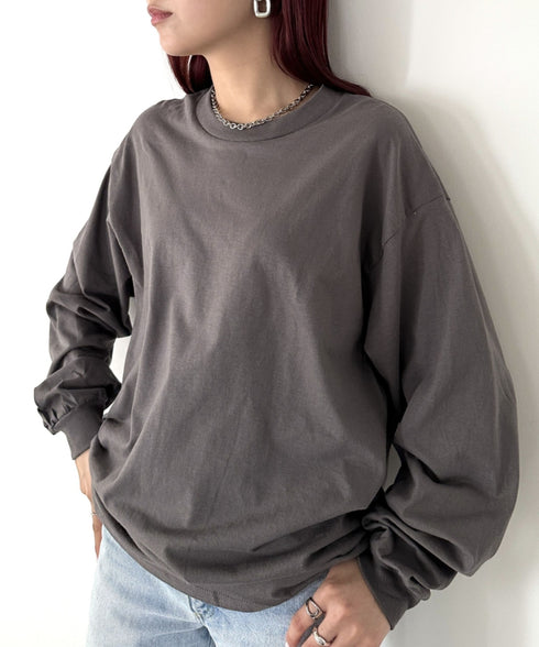 GILDAN(ギルダン) /ベーシック ロングスリーブ Tシャツ コットン ビッグシルエット オーバーサイズ サイズカラバリ豊富 長袖 ロンT 6.0オンス | 2193062 | チャコール