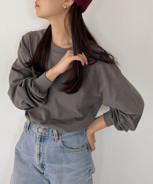 GILDAN(ギルダン) /ベーシック ロングスリーブ Tシャツ コットン ビッグシルエット オーバーサイズ サイズカラバリ豊富 長袖 ロンT 6.0オンス | 2193062 | チャコール