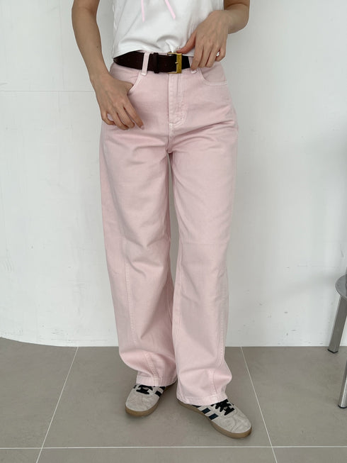 カラーバギージーンズ | SL2251619 | ピンク