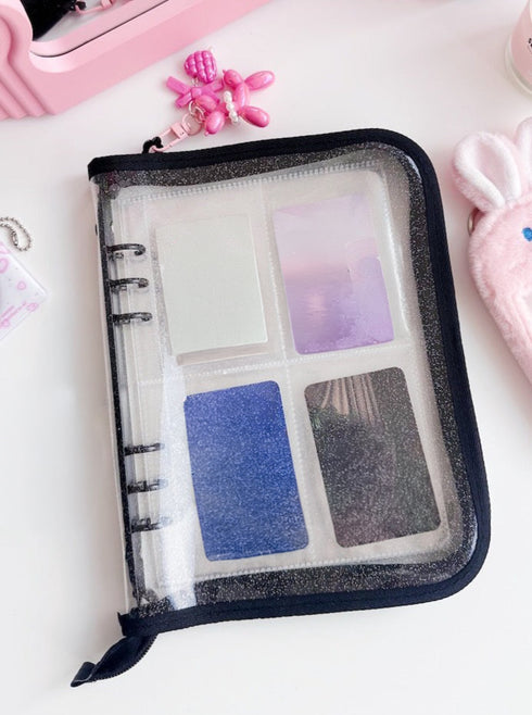 4色クリアラメカードホルダー(A5) | WO4241610 | ブラック